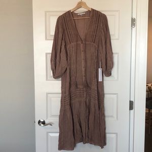 Young fabulous & broke mauve flowy dress